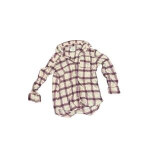 Old navy plaid kids button up shirt small 6/7